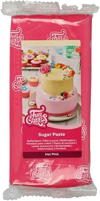 Sugar Paste Pasta de Azúcar, Hot Pink, 1 kg