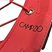 CAMPZIO Bungee Chair Round Bungee Chair Folding Comfortable Lightweight Portable Indoor Outdoor (RED)