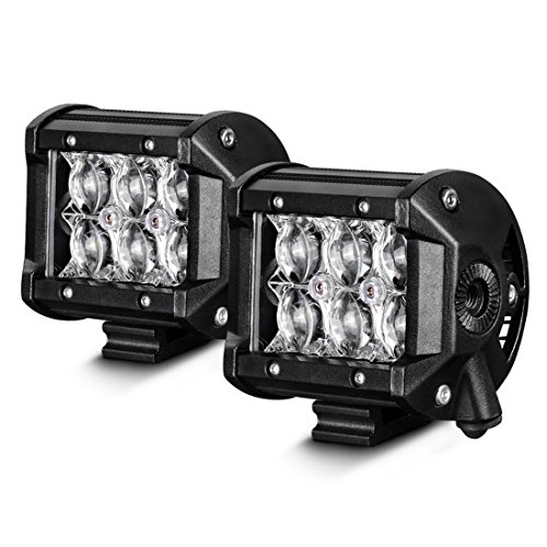 AUTOSAVER88 2PACK 5D LED Pods 4″ 36W, 3600LM 4X4 Offroad Spot Fog Driving Lights Super Birght Waterproof for Motorcycle Trucks Tractor Jeep ATV , 2 Year Warranty