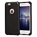 iPhone 6 Case,iPhone 6S Case,GOGING Impact Resistant Double Layer Shockproof Hard Shell Case Compatible for Apple iPhone 6/6S 4.7 inch (Black)