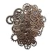 Aoyoho 100 Gram Assorted Antiqued Copper Metal Skeleton Steampunk Gears Charms Pendant Clock Watch Wheel Gear for Crafting,Jewelry Making Accessory (Copper)