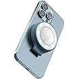 ShiftCam SnapLight - LED Selfie Ring Light with Four Brightness Settings and Built in Battery - Magnetic Mount Snaps on to Any Phone - Flippable Design (Bluejay -)