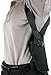 BLACKHAWK Black Vertical Shoulder Holster, Size 03, Left Hand, (5-6½ 