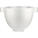 KitchenAid 5Q Speckled Ceramic Bowl, for 5Q Tilt-Head Mixers, KSM2CB5PSS | Durable Ceramic, Freezer-Microwave-Oven-Dishwasher-safe, Fits all 4.5 and 5 quart Tilt-Head KitchenAid Stand Mixers