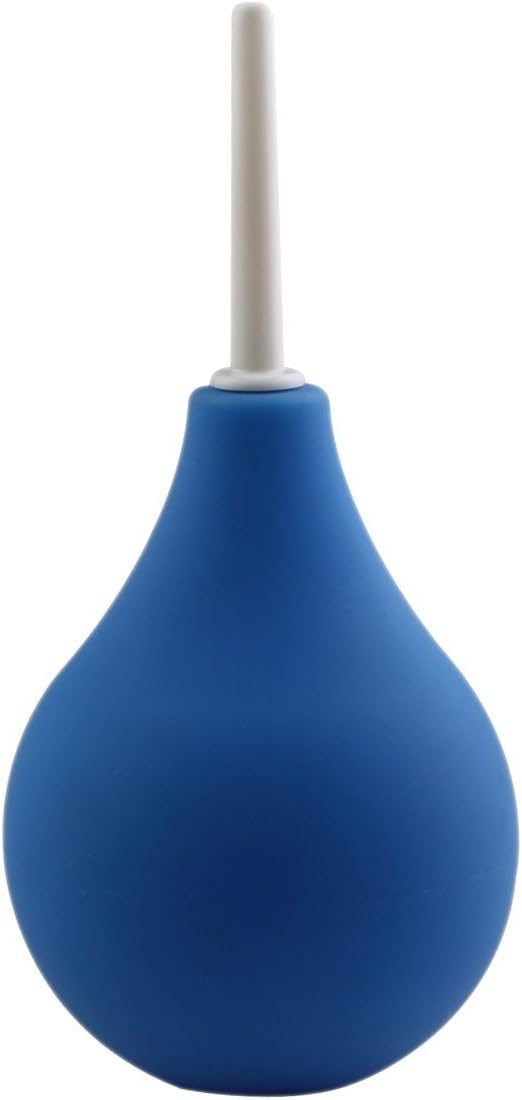 XISE 7 Ounces Capacity Top Superior Rectal Unique Flexible Pipe Cleansing Tool Intestinal Cleaner Enema Bulb Syringe Douche Personal Cleansing Douche Bulb with Thin Tip