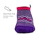 Feetures - High Performance Cushion - No Show Tab - Athletic Running Socks for Men and Women - Chevron Iris - Size Medium