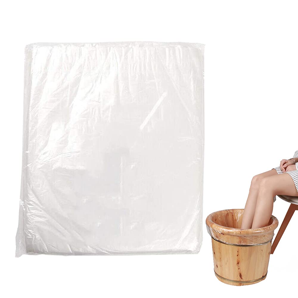 80 Pcs Disposable Foot Bath Bag Thicken Foot Bath Basin Bags Multifunctional Foot Tub Liners Disposable for Massage Centers Bath Centers Home Foot Spa Pedicure