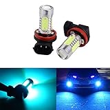 2 PCS Car H8 H11 33-SMD LED Xenon Head Light Headlight Bulbs Lamp or Daytime Running Lights Lighting DRL 12V 7.5W - ICE Blue