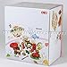 ORCARA Miniature Dollhouse Chinese Festival Snack Toy Figure Doll Gift Set of 8