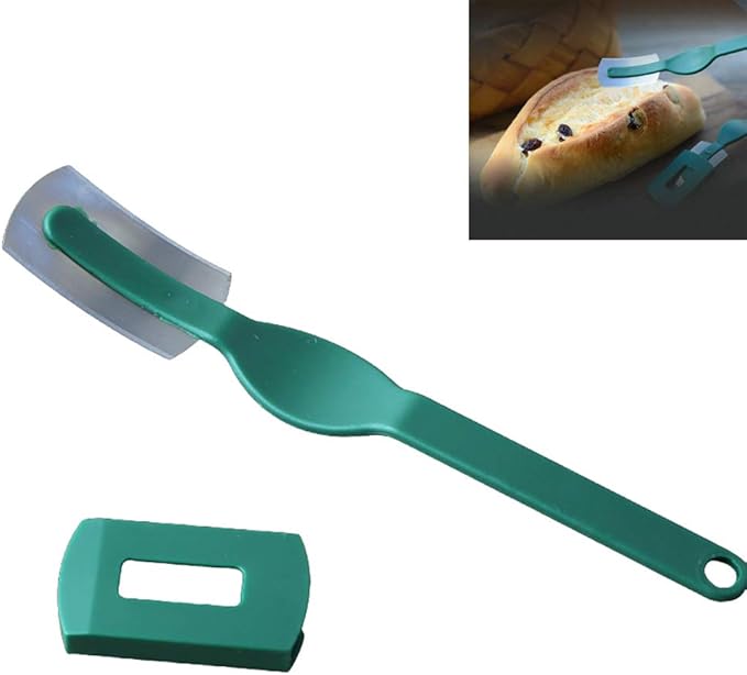 FuYouTa Bread Lame Bread Scoring Knife Curved Carbon Steel Baking