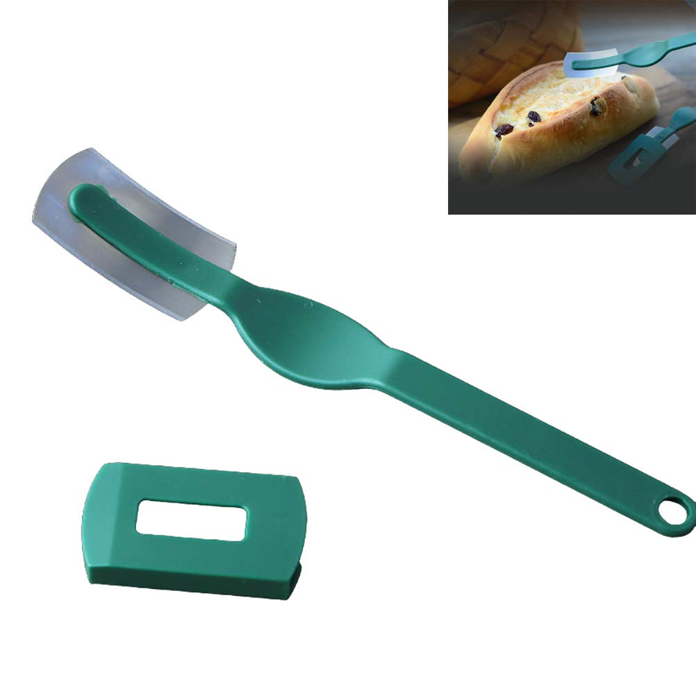 LQMILK Bread Cutter, Bread Bakers Cutter Slashing Tool Dough Making Razor, Bread Lame/Dough Scoring Cutter for Slashing Scoring Bread Dough Western Baguette Cutting French Toast Bagel Cutter