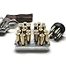 MAKERSHOT .38 Special / .357 Magnum Revolver Range Loading Block, 6 shot - Large w/ Lid