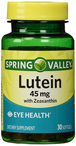 Spring Valley - Lutein 45 mg, With Zeaxanthin, 30 Softgels