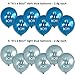 Boy Baby Shower Decorations Set - 29 Pieces - It's a Boy Banner, Balloons, Paper Fans, Tassels, Light and Dark Blue, Baby Shower Decorations for Boy