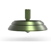 Plexity Labs Los Alamos - Metal Spinning Top - Inspired by The 1948 Los Alamos, NM UFO Incident (Green Aluminum)