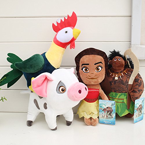 CLINGE Stuffed Animal New 20Cm Movie Moana Princess Maui Moyana HEI Pua Plush Toys Vaiana Stuffed Do