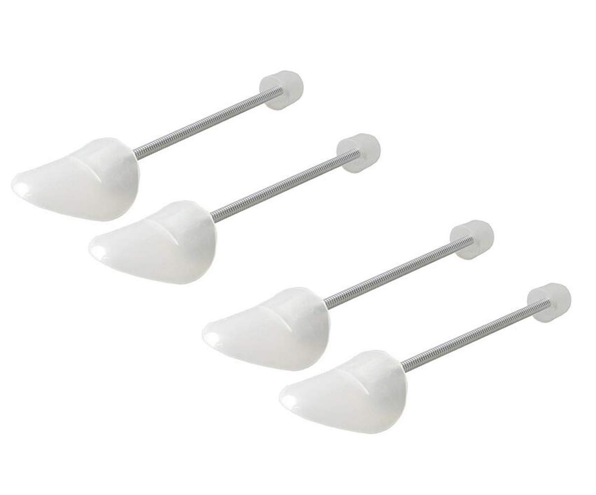 Happyupcity 2 Pairs Women's Professional Adjustable Transparent Shoe Stretcher Practical Portable Keep Shape Shoe Trees Automatic Support Shape Plastic Boot Holder Shape