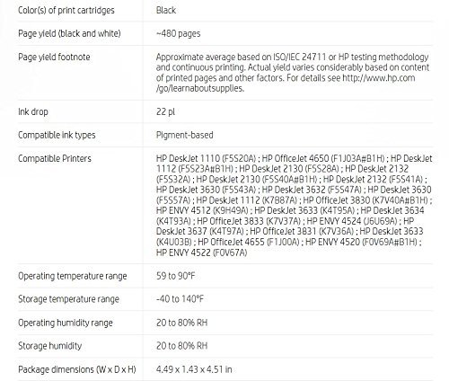 HP 63XL Black Original Ink Cartridge (F6U64AN) - Image 8