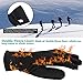 FINGER TEN Winter Gloves Men Women Touchscreen Waterproof, Running Cycling Liner Fleece Pair
