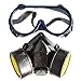 Joyutoy Safety Mask Industrial Gas Chemical Anti-Dust Paint Respirator Mask Goggles Set