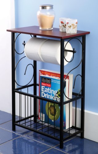 Gramercy bathroom toilet paper holder & storage org…