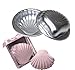 Metal Bath Bomb Mold Sea Shell 2 Sets M & L (2 Sets of sea Shells)