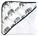 Ultra Soft Bamboo Hooded Baby Bath Towel - Extra Large - Elephant - Super Absorbent