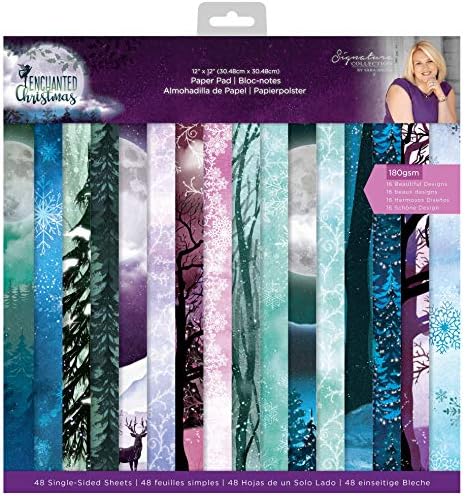 Sara Davies Enchanted Christmas Collection - 12x12 Paper Pad (48 Sheets)