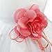 TIAOBU Baby Girls Flower Petals Tulle Formal Bridesmaid Wedding Party Dress Watermelon Red 9-12 Months