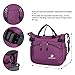 Vbiger Messenger Bag Handbags For Women Water Resistant Nylon Fabric Shoulder Bag (Purple)