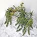 Meiliy 4pcs Artificial Succulent Plants Hanging Succulent Plants Faux Succulents Unpotted Branch String of Pearls Plant for Home Kitchen Office Wedding Garden Craft Art Indoor Decor