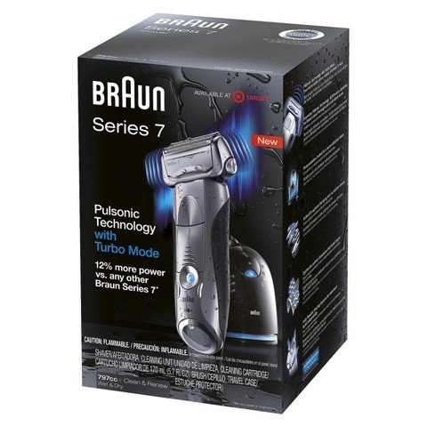 Braun Men s Series 7-797CC Cordless Wet and Dry Multi-Angled Pulsonic Shaver, 2.5 Pound
