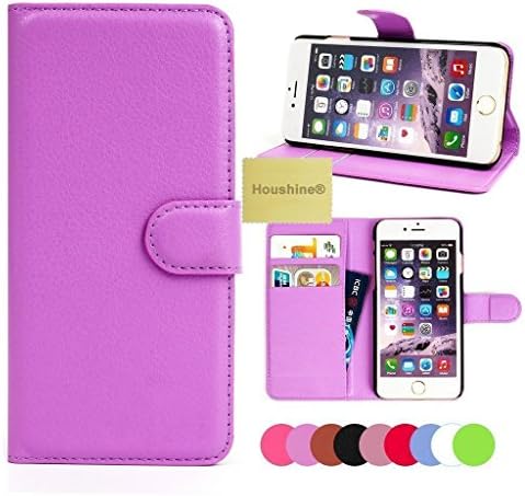 J1 Ace Case, Houshine Premium Folio Wallet Stand PU Leather Case with cash/card holder for Samsung Galaxy J1 Ace Case, purple