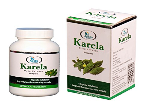 Bitter Melon Capsules / Karela Capsules / Karela Jamun Capsules / Bitter Gourd Capsules / Momordica Charantia Capsules - 60 Capsules (500 Mg Each) - Apollo Pharmacy (1 Bottle - 60 Veg Capsules) Bitter Melon Capsules / Karela Capsules / Karela Jamun Capsules / Bitter Gourd Capsules / Momordica Charantia Capsules - 60 Capsules (500 Mg Each) - Apollo Pharmacy (1 Bottle - 60 Veg Capsules)