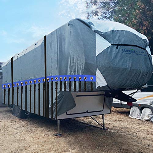 Quictent Upgraded 5th Wheel RV Cover, ExtraThick 5ply Camper Cover