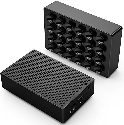 Portable Wireless Bluetooth 4.2 Speaker with 24 Suckers, Phone Stand, Strong Compatibility and High Volume, Stereo Speaker for Travel, Hiking, Riding, Running, Outdoor and Indoor Activities