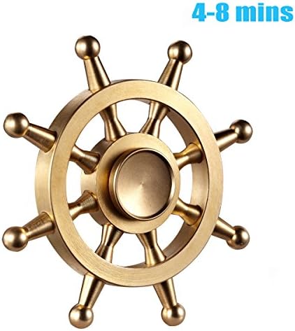 Fidget Spinner 4-8min, Hand Spinner EDC Toy Tri-Spinner Ultra Durable Bearing Non-3D printed Fidget Focus Novelty Toy by Regalll (Rudder)