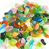 Gravel,Govine Aquarium Decorative Colorful Gravel Pebble Stones for Aquarium Fish Tank 300g/10oz