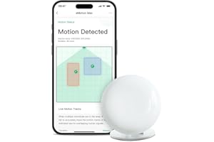 LinknLink Emotion Max Presence Sensor, 60GHz mmWave Radar WiFi Smart Motion Sensor, IR Blaster, Light Sensor, Motion2MQTT Home Assistant, Compatible with Alexa and Google Home