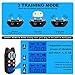 Shock Collar for Dogs, 2019 Newest Flittor Dog training Collar, Rechargeable Dog Shock Collar with Remote, 3 Modes Beep Vibration and Shock 100% Waterproof Bark Collar for Small, Medium, Large Dogsthumb 1