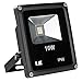 LE 10W Super Bright Outdoor LED Flood Lights, 100W Halogen Bulb Equivalent, Waterproof, 660lm, Warm White, 3000K, Security Lights, Floodlight