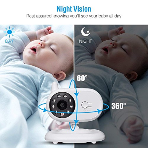 image for Video Baby Monitor with Camera Philont 2018 Latest Infant Surveillance