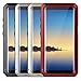 Samsung Galaxy Note 8 case,LISOPO Heavy Duty Hybrid Armor Alloy Aluminum Metal Bumper Soft Rubber Military Shockproof Hard Case For Samsung Galaxy Galaxy Note 8 (Black)