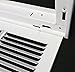 HVAC Premium 14'' X 14'' Steel Return Air Filter Grille for 1'' Filter - Removable Face/Door - HVAC Duct Cover - Flat Stamped Face - White [Outer Dimensions: 16 5/8''w X 16 5/8''h]