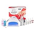 Gelish Pro Kit with Pro LED Light - Complete Manicure Set, UV/LED Nail Lamp, Gel Polishes, Essentials, Remover for Professional DIY Gel Nails At Home.