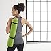 Amazon Basics 1/4-Inch Yoga and Exercise Mat with Carrying Strap, Green