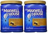 Maxwell House Master Blend Custom Roasted Full Flavor Coffee Value Container 44.5 Ounces (2 pack)