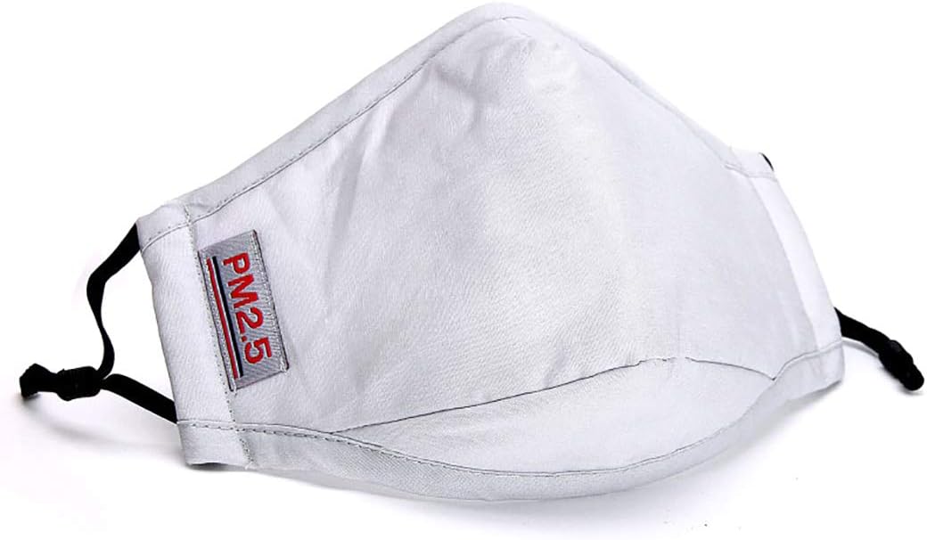 Mouth Cover Unisex Breathable Washable Windproof Face Shield Mouth Cover for Women Light Grey