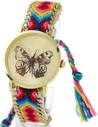 Swadesi Stuff New Arrival Cute Butterfly Multicolour Stylish Analog Watch - for Girls & Women