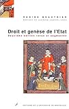 Droit et genèse de l'Etat by 